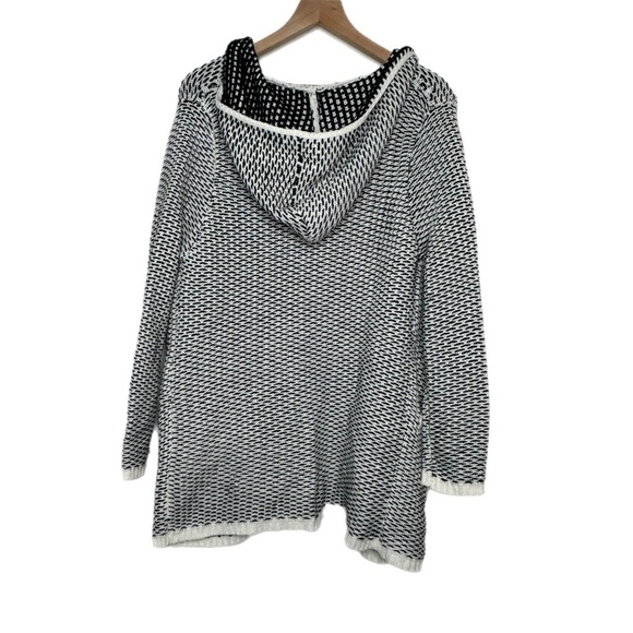 Honey Punch Hooded Sweater Cardigan Medium - Picture 2 of 4